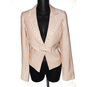 Diane Von Furstenberg Seersucker Blazer A16